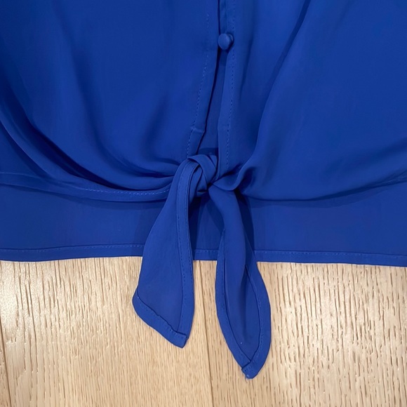 Joie blue silk tie top 💙 accepting offers :) - Picture 3 of 5